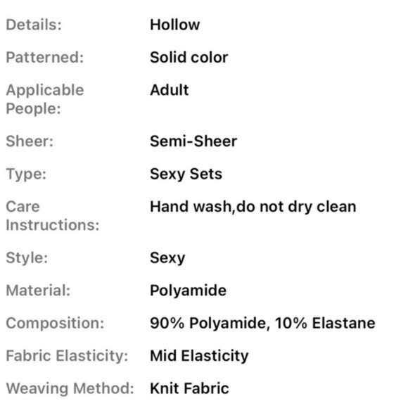 Black Jacquard Pattern Long-Sleeve Fishnet Bodysuit - Picture 9 of 9